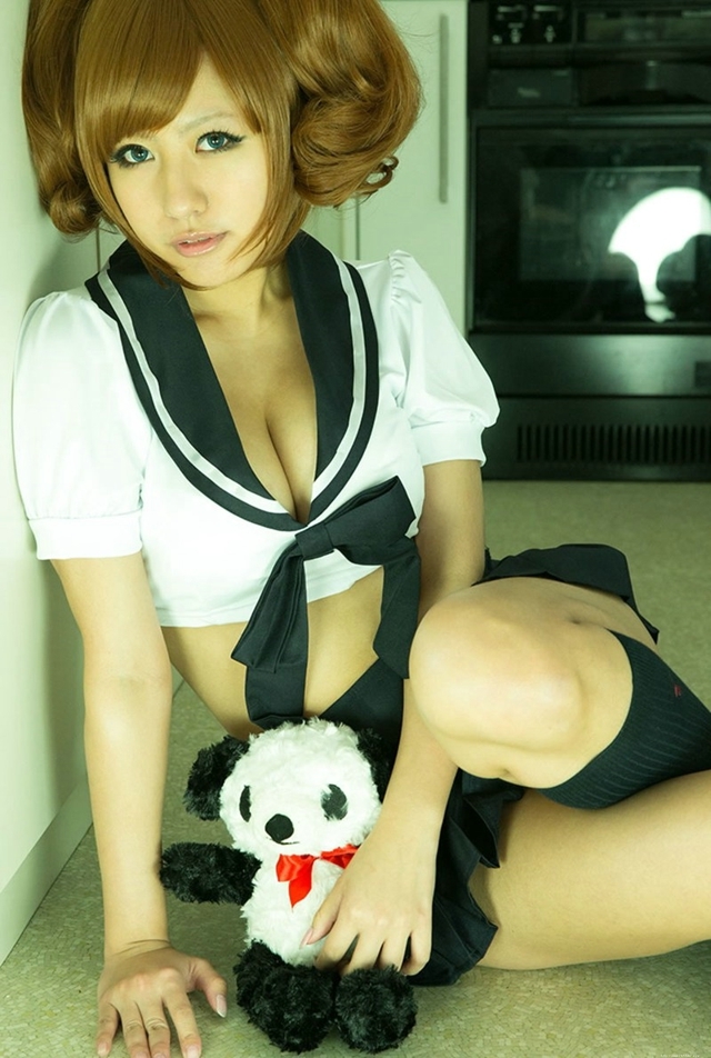 性感美胸美女学生制服装靓丽私房写真照