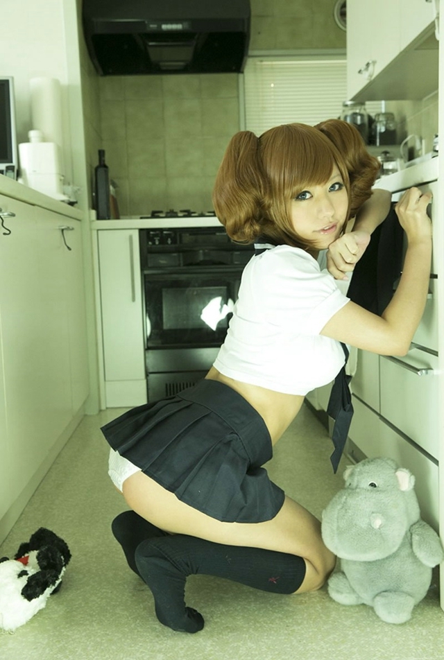 性感美胸美女学生制服装靓丽私房写真照