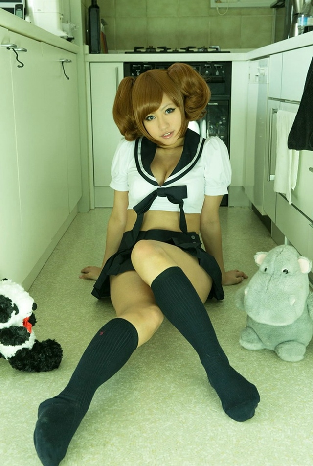 性感美胸美女学生制服装靓丽私房写真照