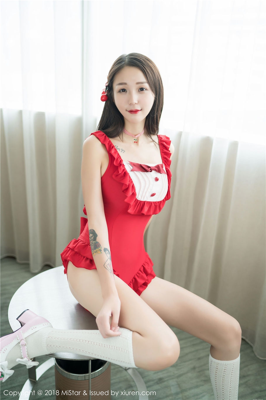 小清新美女白沫情趣睡衣美乳诱惑写真