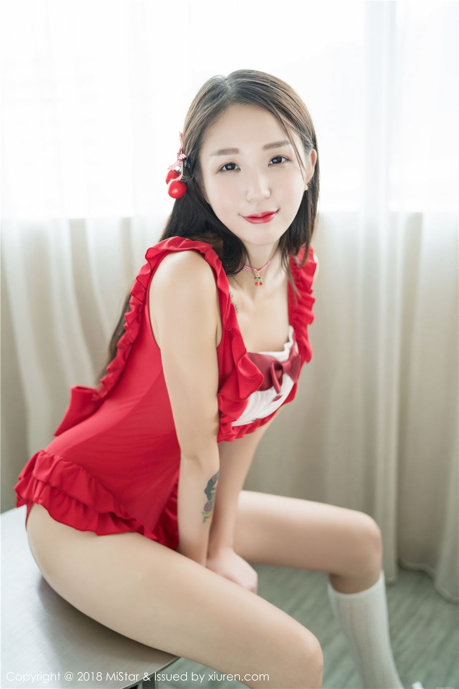 小清新美女白沫情趣睡衣美乳诱惑写真