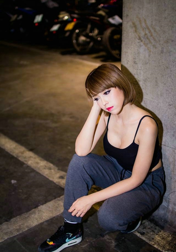 泰国美女人体模特MayTal性感文胸玉乳照