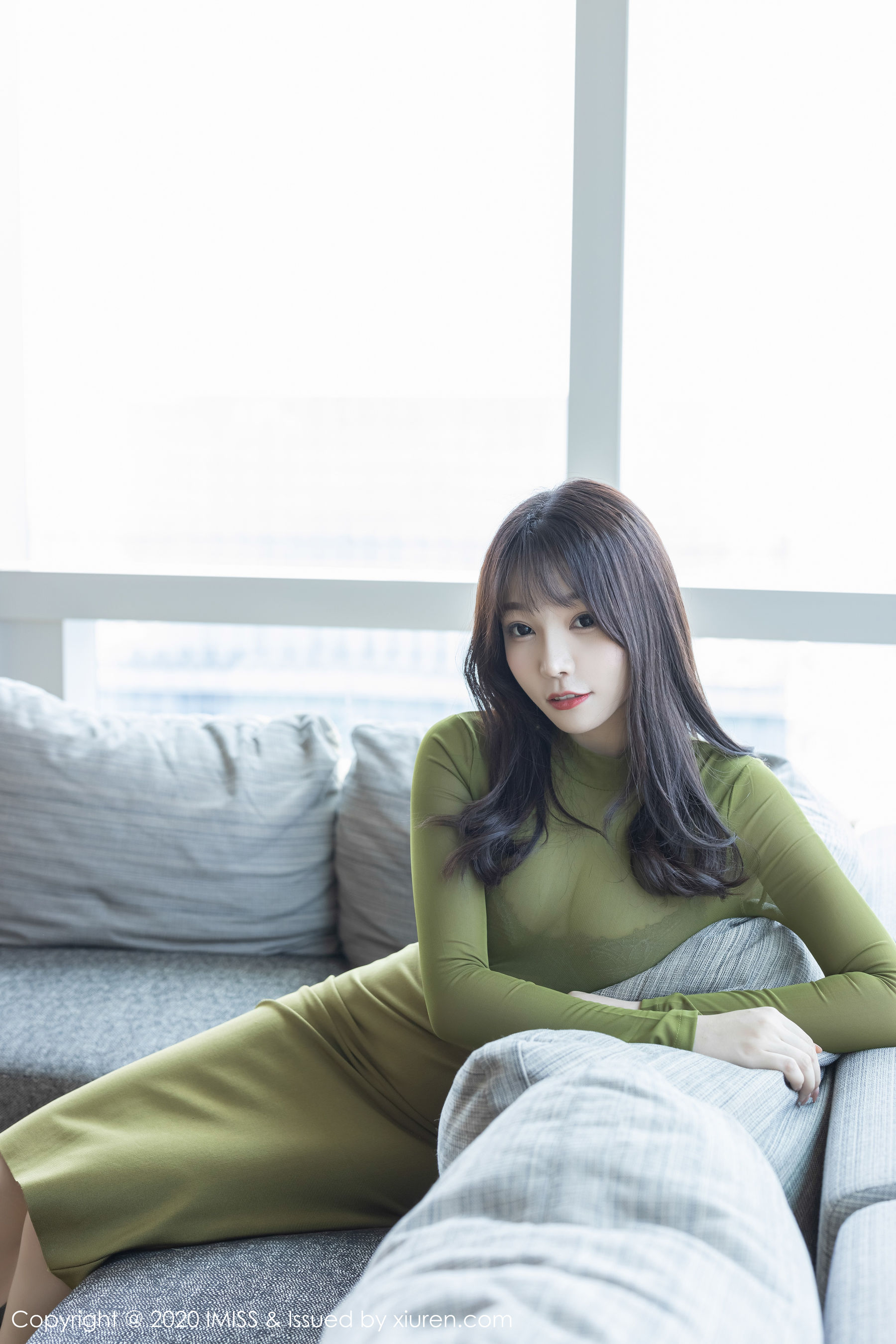 芝芝Booty《镂空内衣与朦胧丝袜系列》 [爱蜜社IMiss] Vol.442 写真集