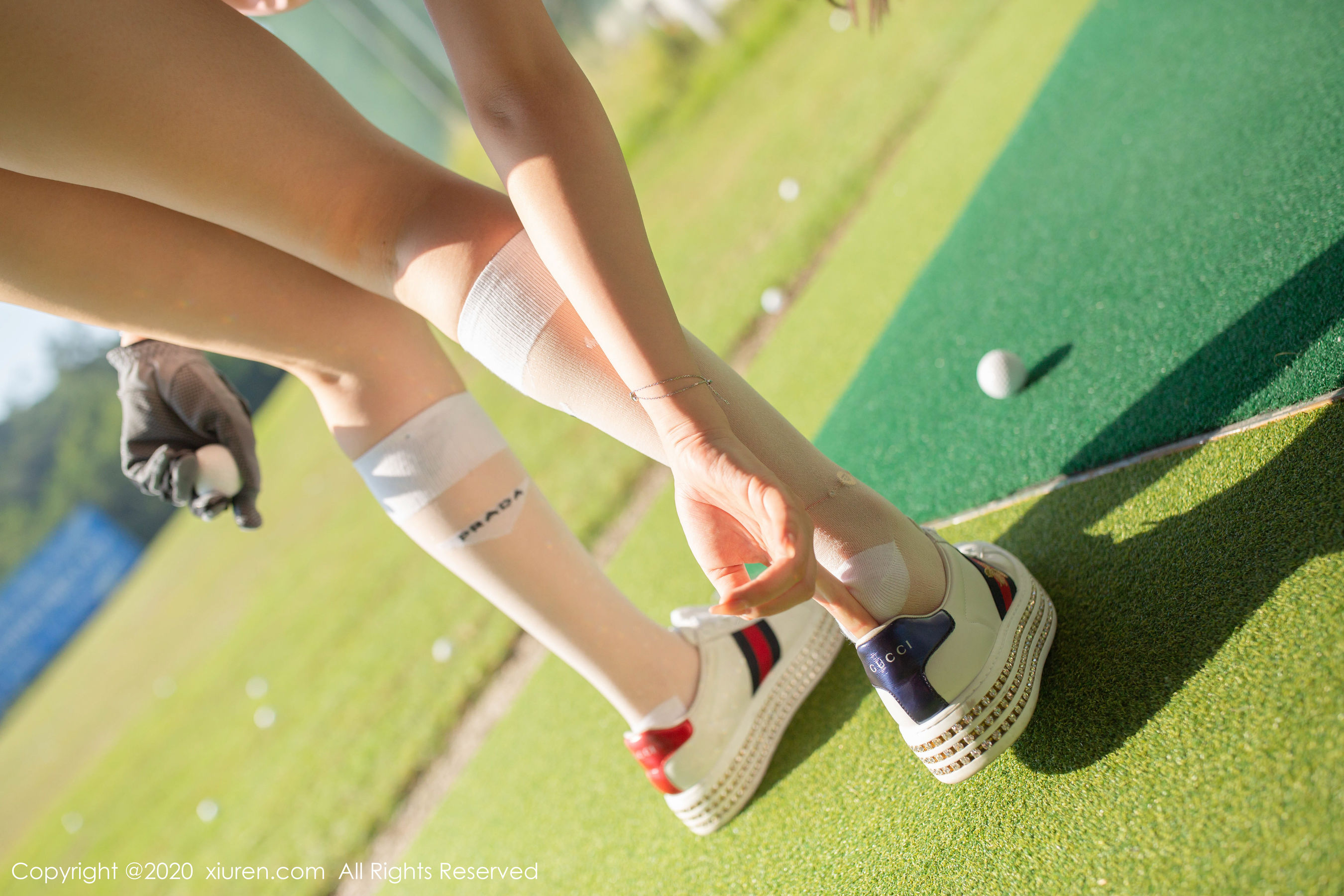 [秀人XIUREN] No.2091 芝芝Booty 《高尔夫主题》 写真集