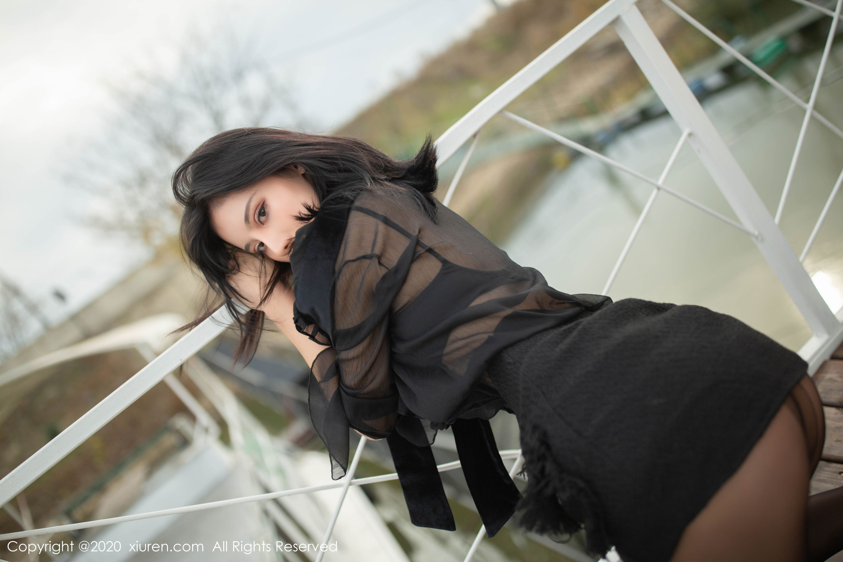 [秀人XIUREN] No.2128 就是阿朱啊&amp;陆萱萱 《置业顾问主题系列》 写真集