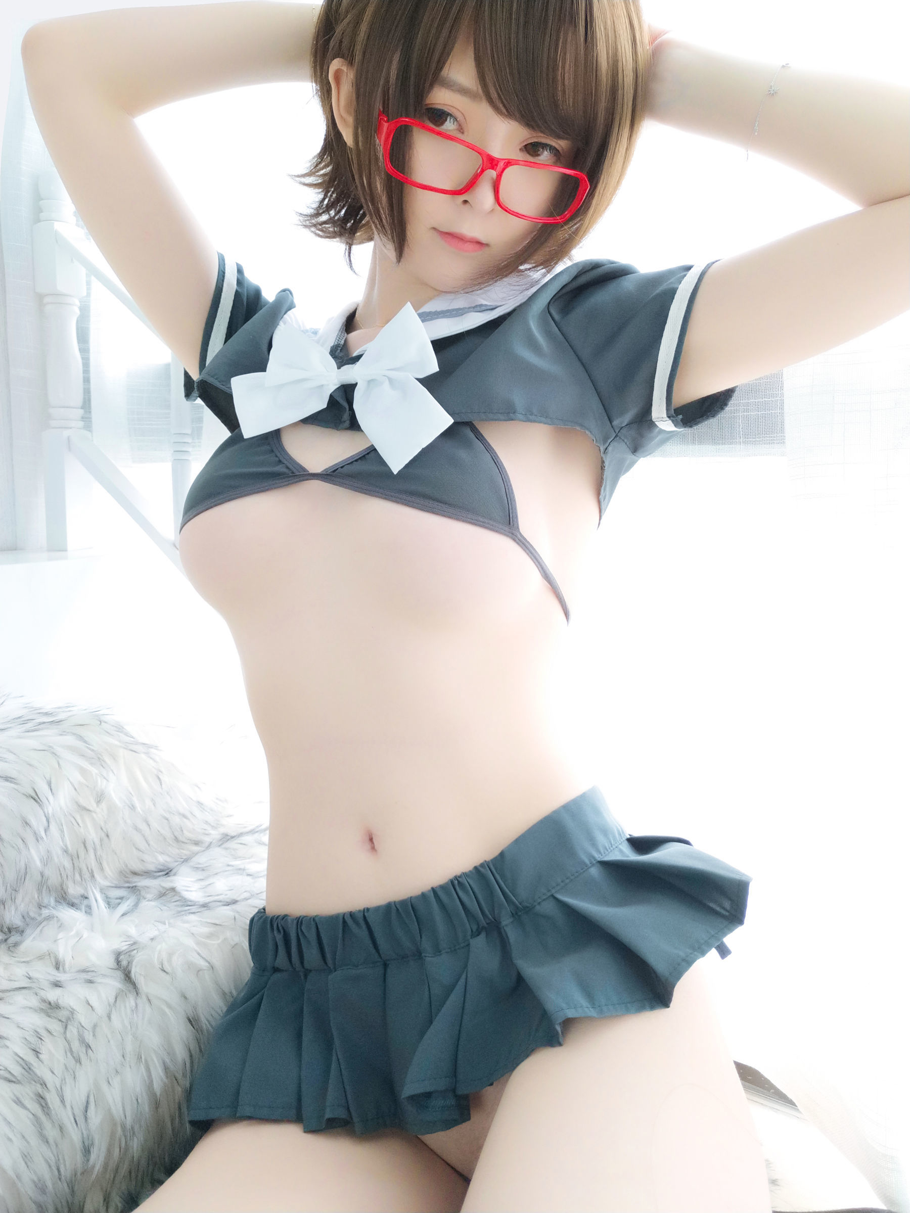 [网红Coser] 一小央泽 《早安学妹》 写真集