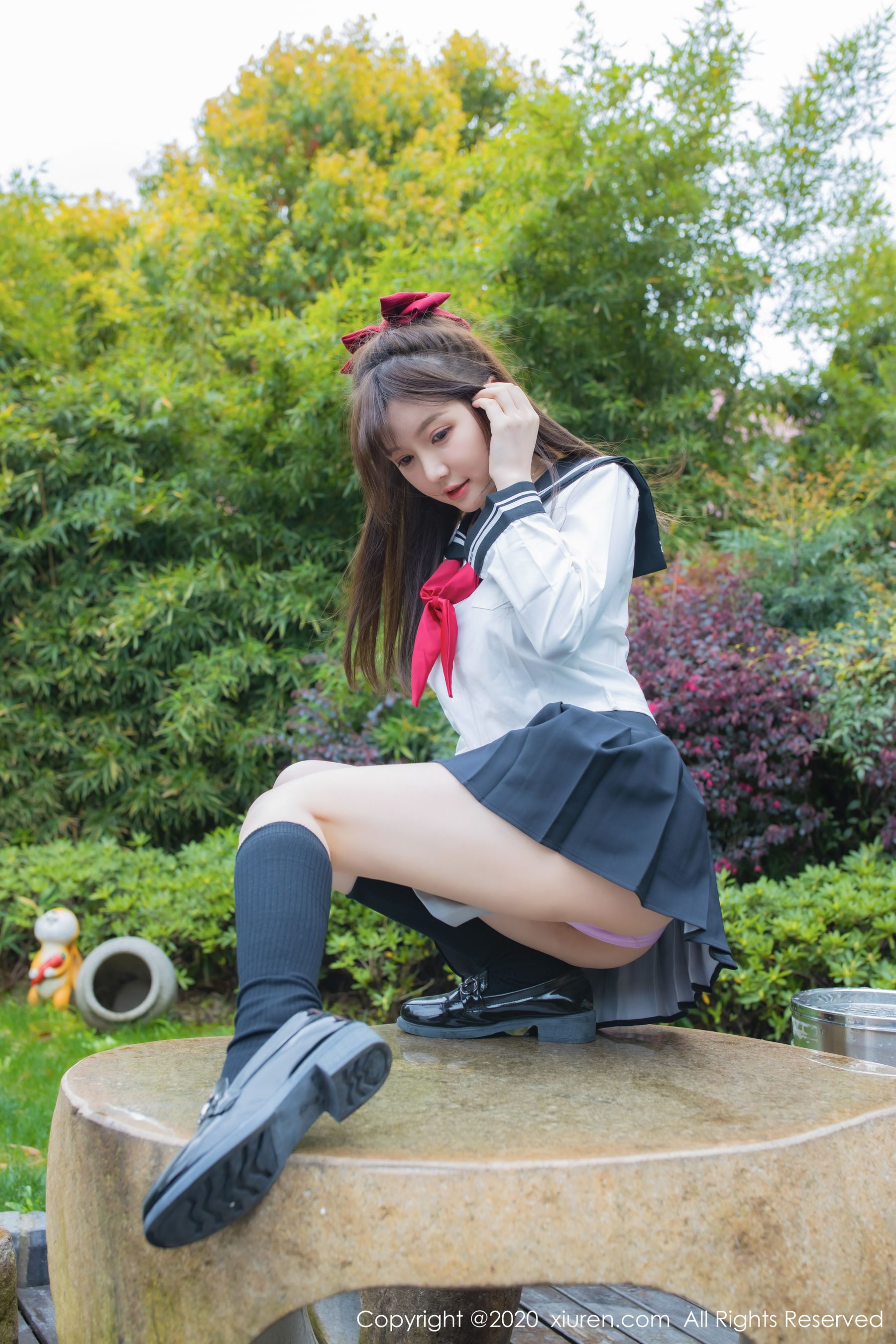 [秀人XiuRen] No.2193 糯美子Mini 《学生服主题》 写真集