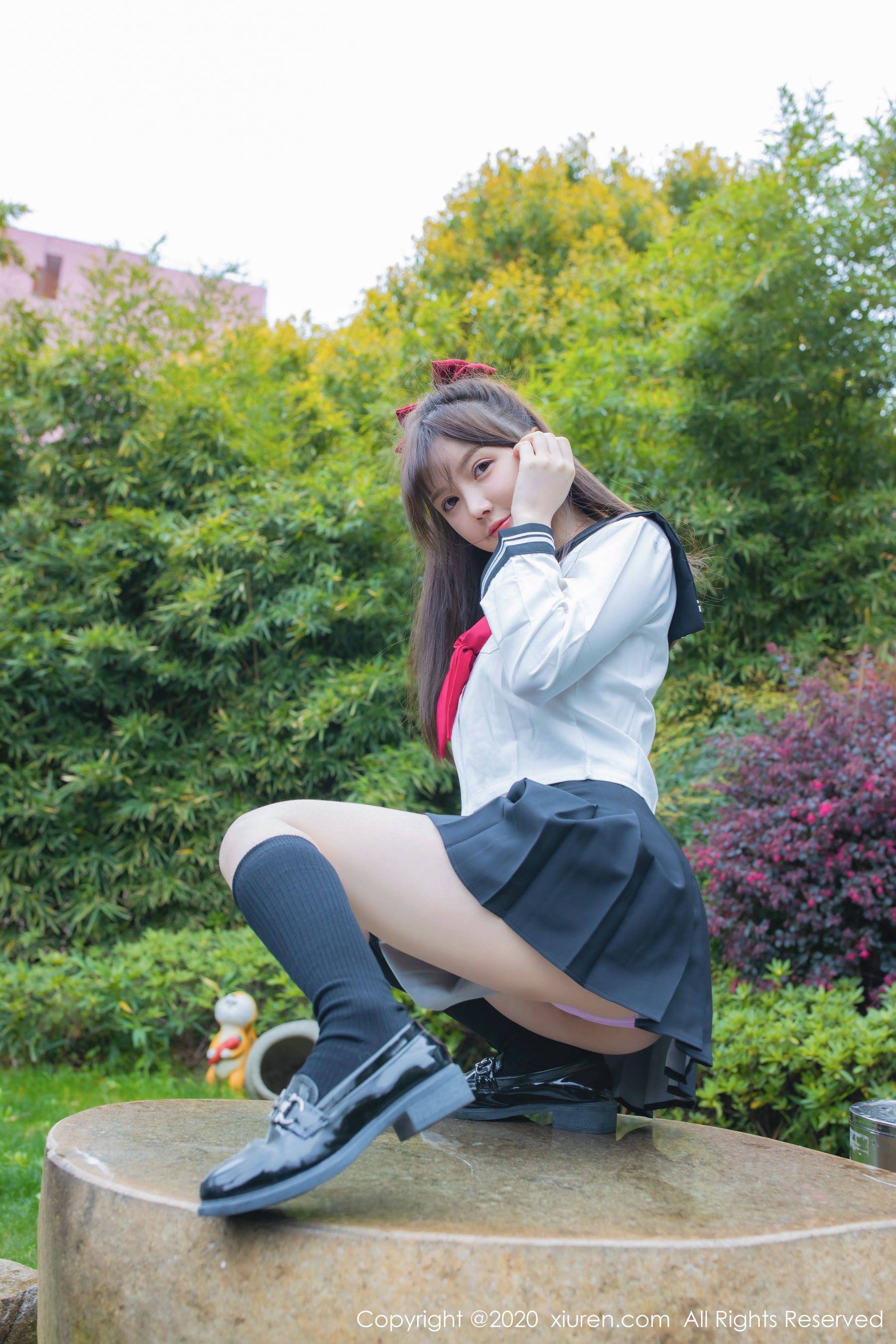 [秀人XiuRen] No.2193 糯美子Mini 《学生服主题》 写真集