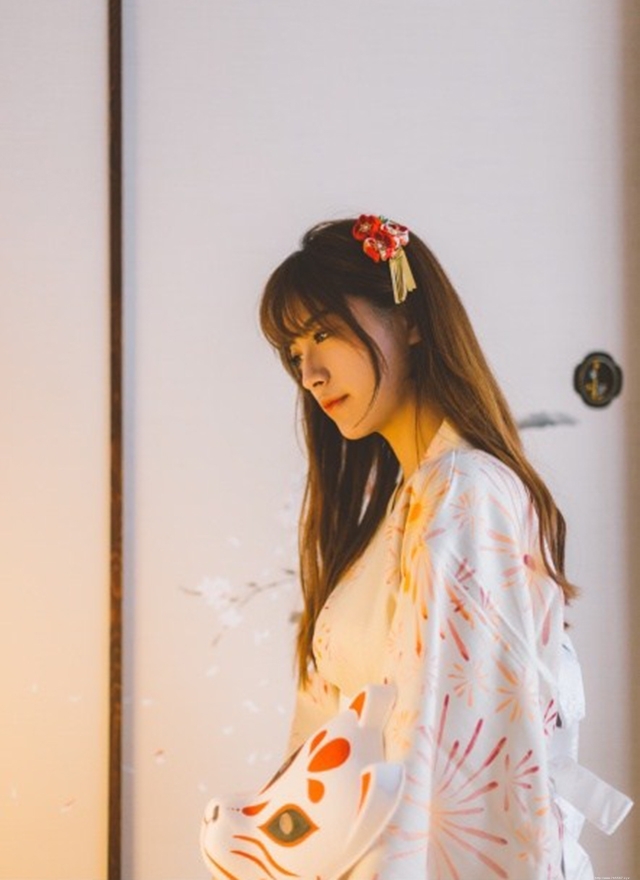 非主流美女日系和服美女软萌可爱图片