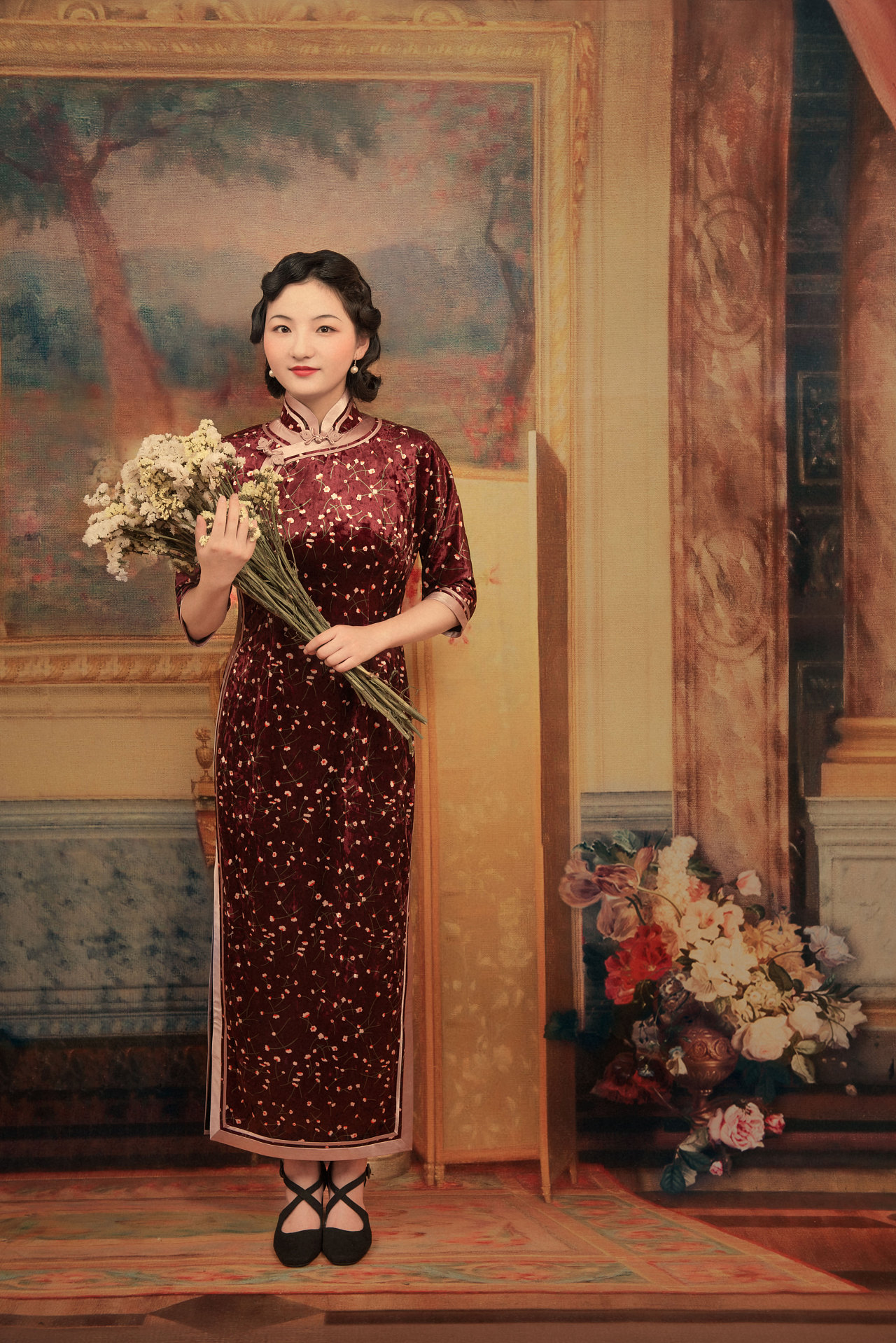 复古风旗袍美女唯美性感写真集