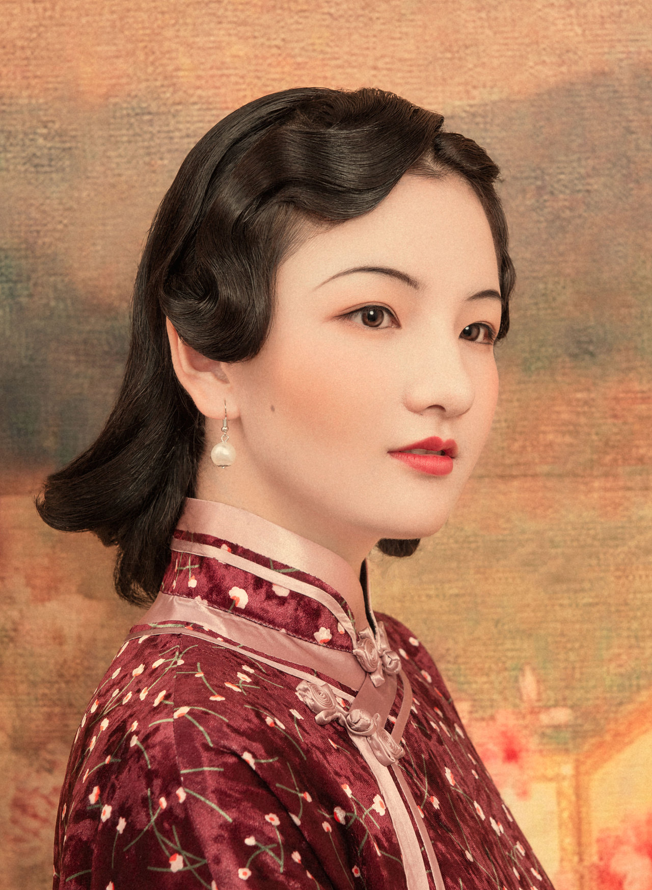 复古风旗袍美女唯美性感写真集