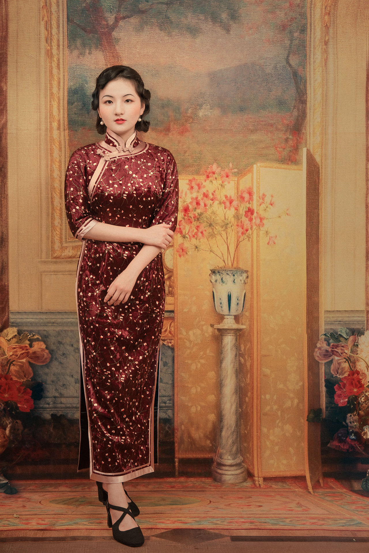 复古风旗袍美女唯美性感写真集