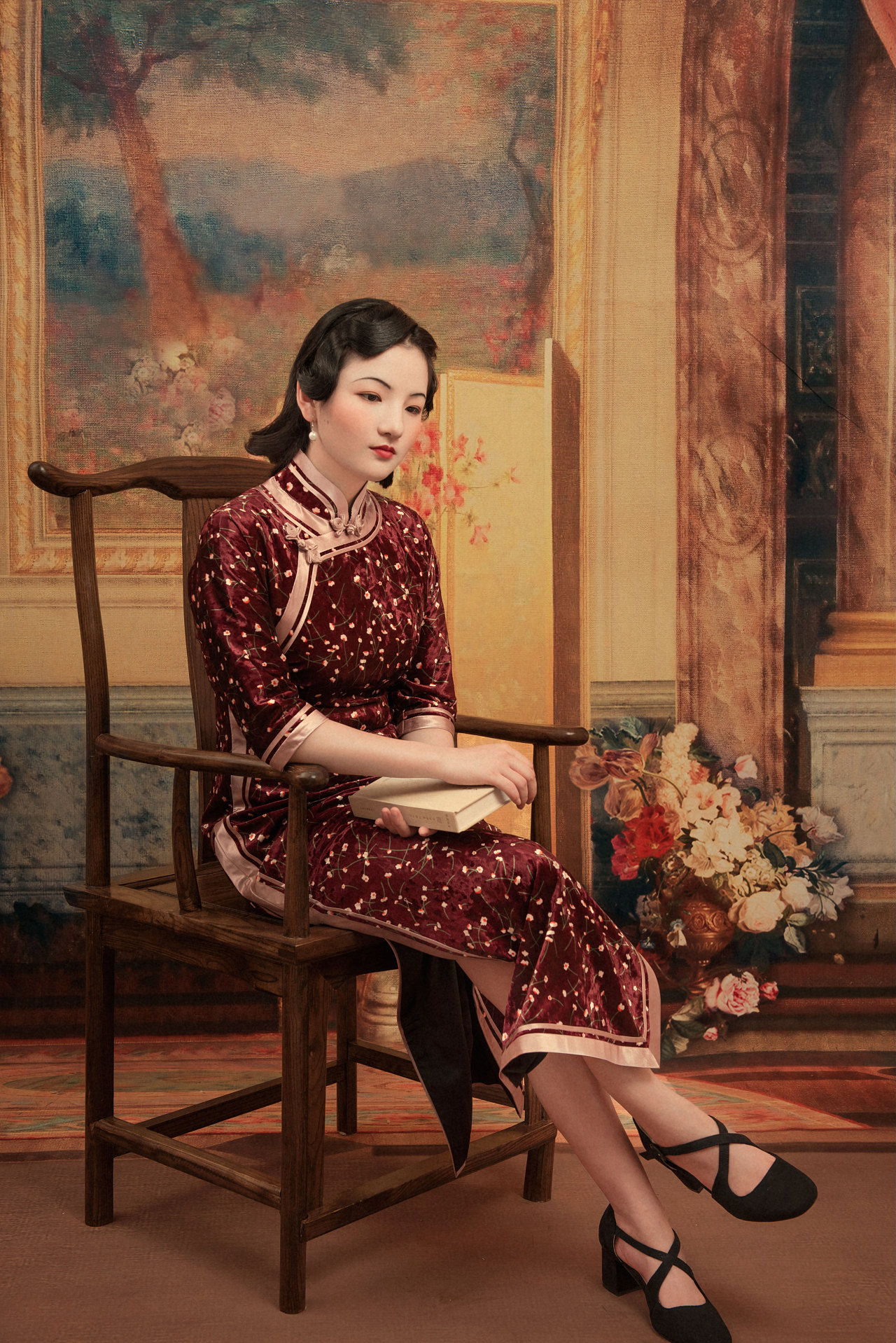 复古风旗袍美女唯美性感写真集