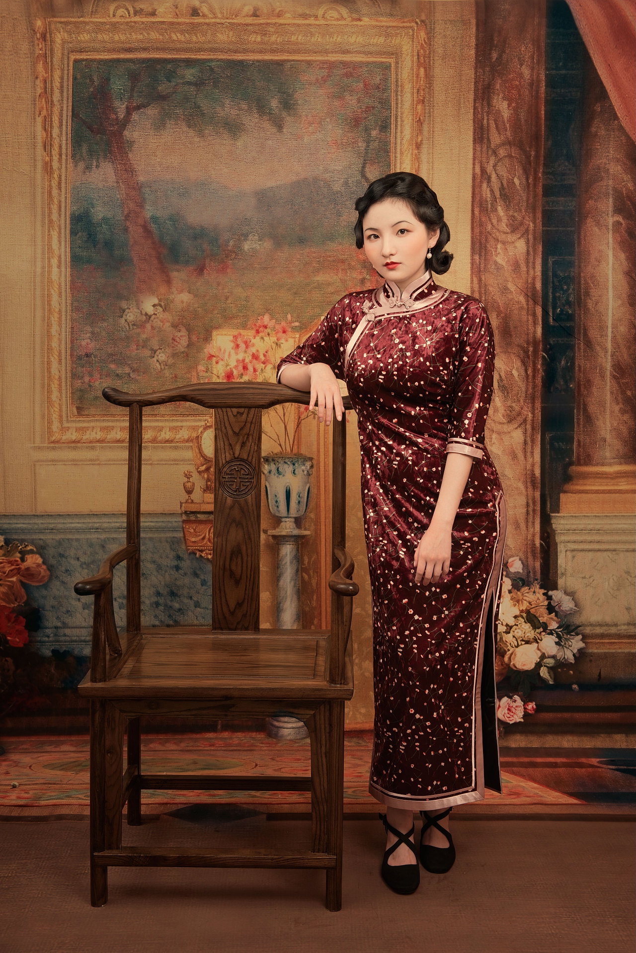 复古风旗袍美女唯美性感写真集