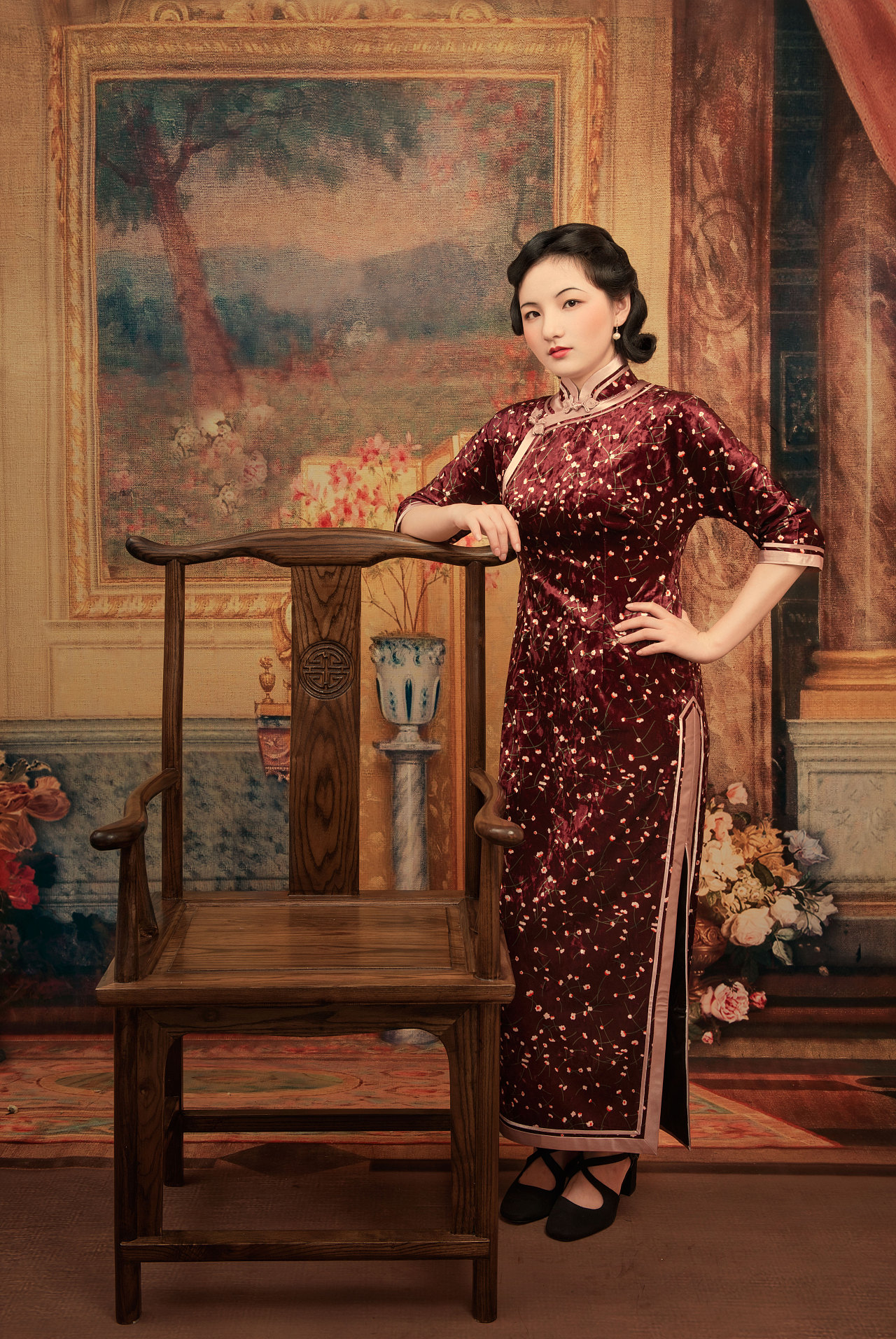 复古风旗袍美女唯美性感写真集