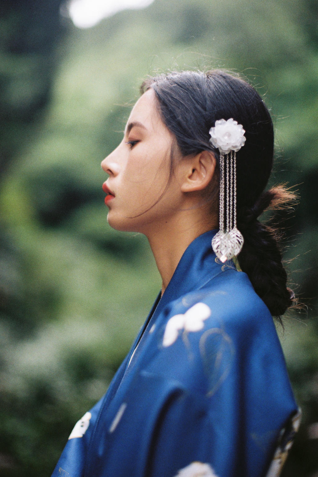 和服美女温婉古风摄影图片