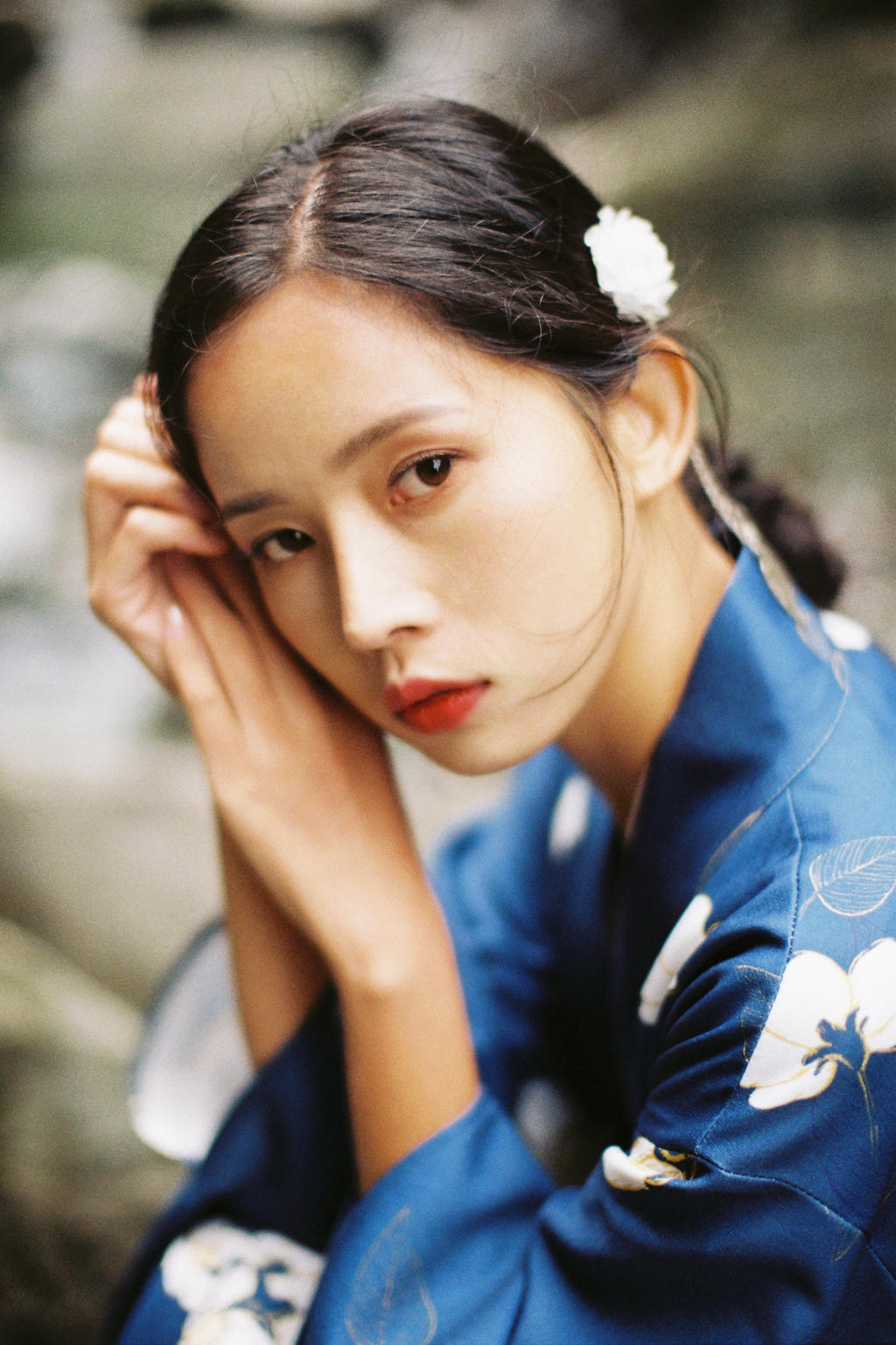 和服美女温婉古风摄影图片