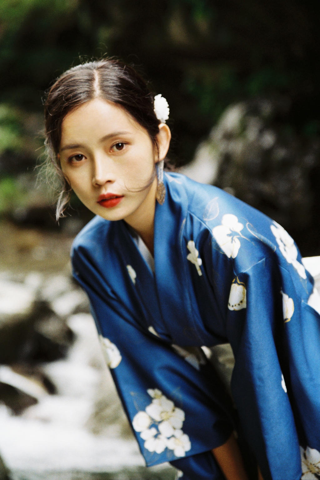 和服美女温婉古风摄影图片