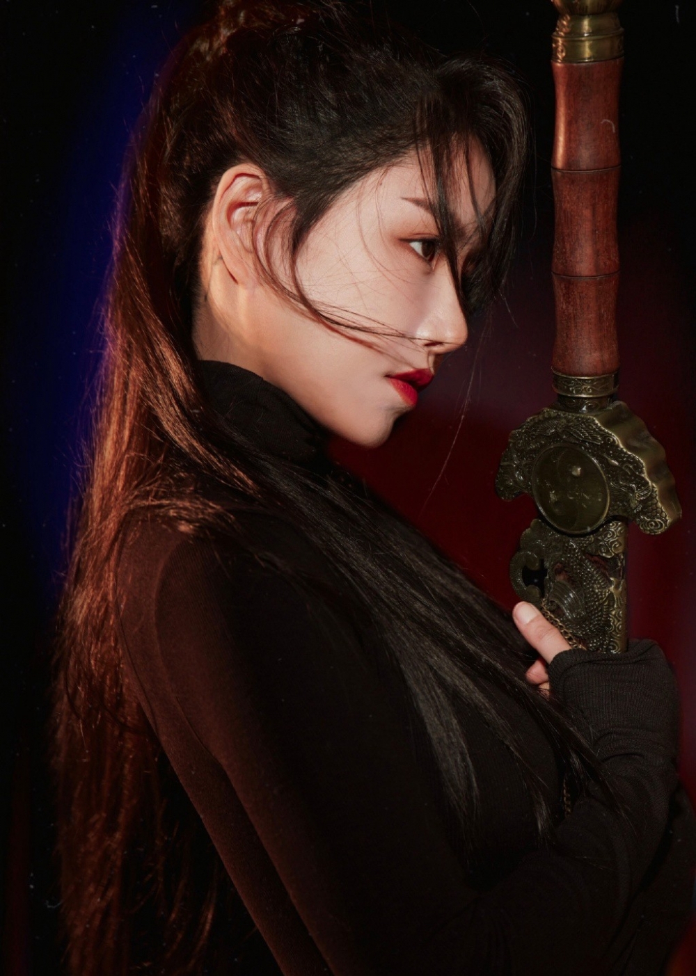 高冷御姐英姿飒爽霸气冷艳图片