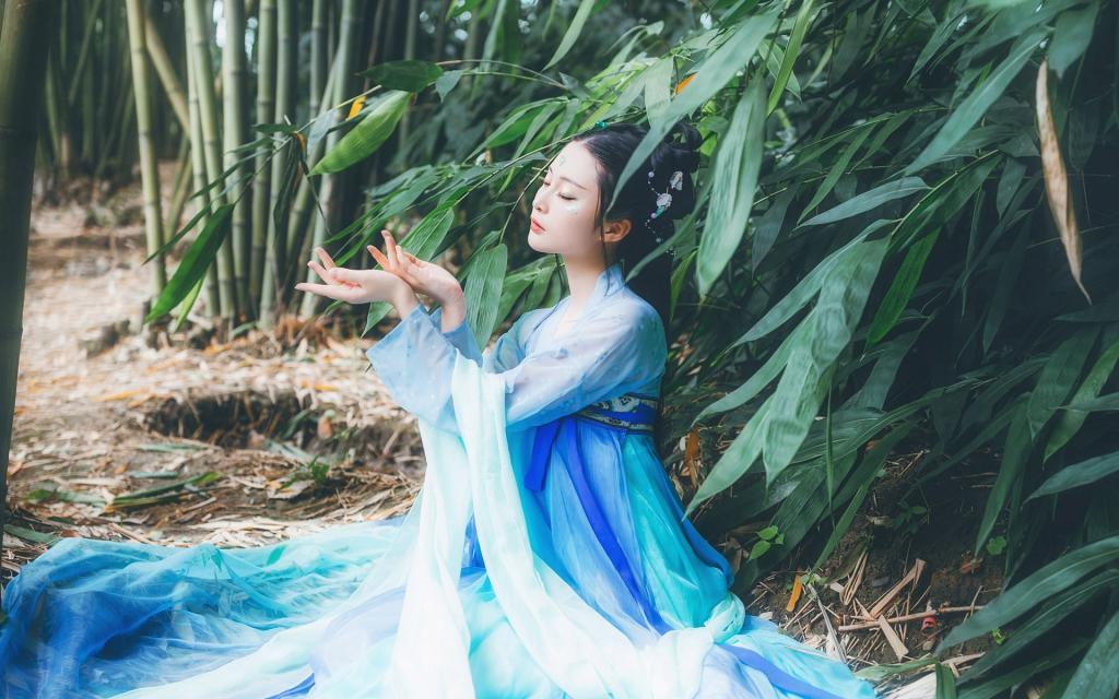 优雅古风美女轻纱古装唯美摄影