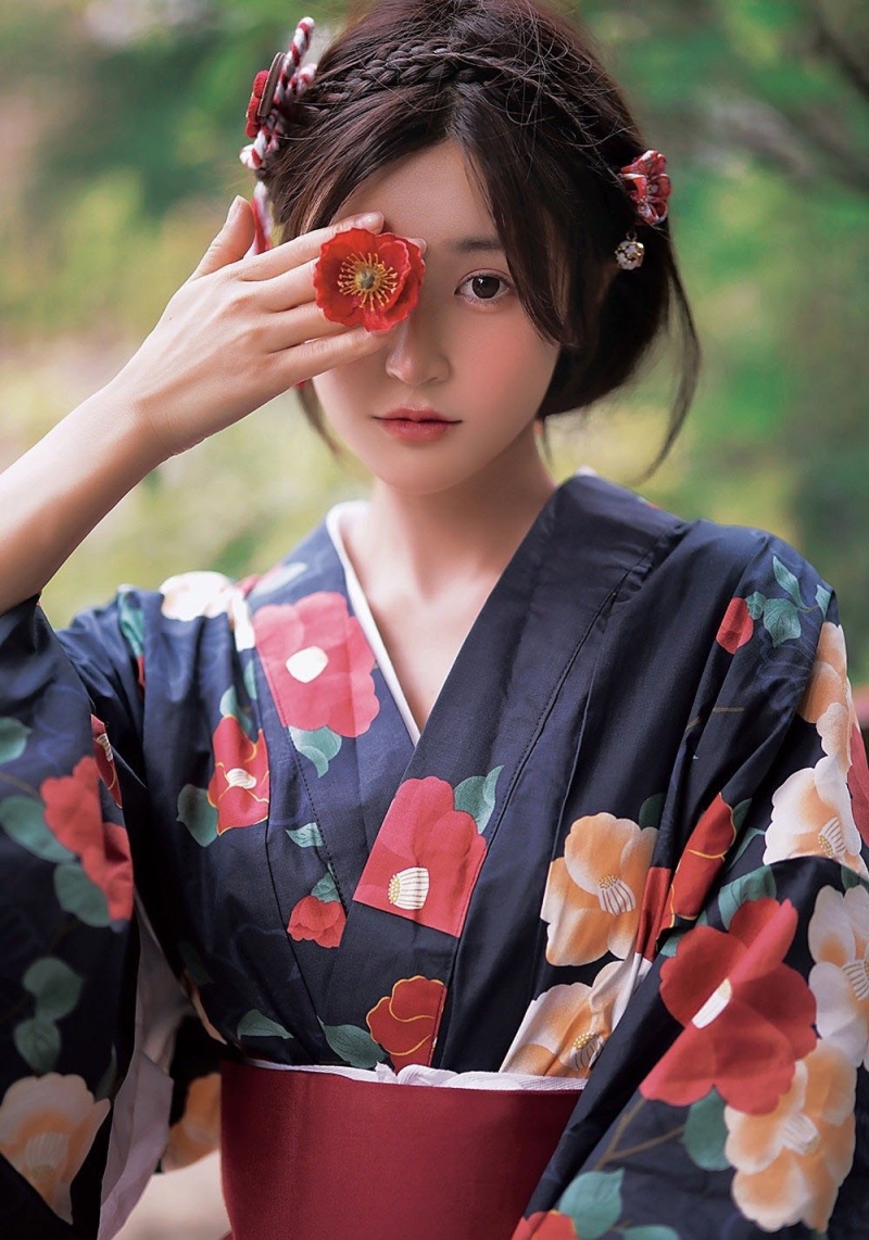 温婉和服妹子气质柔和古风摄影