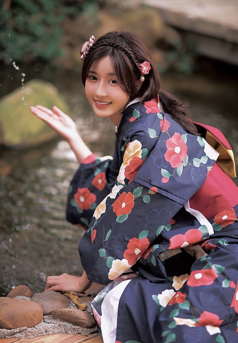 温婉和服妹子气质柔和古风摄影