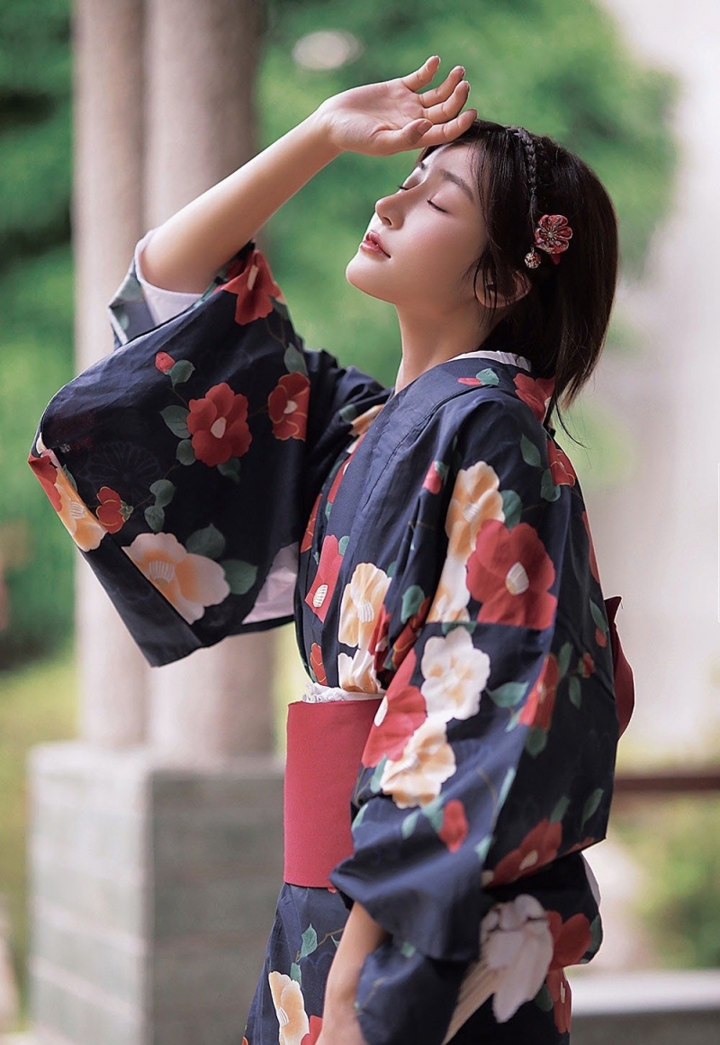 温婉和服妹子气质柔和古风摄影