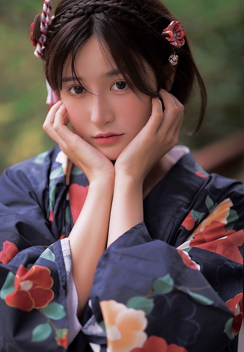 温婉和服妹子气质柔和古风摄影