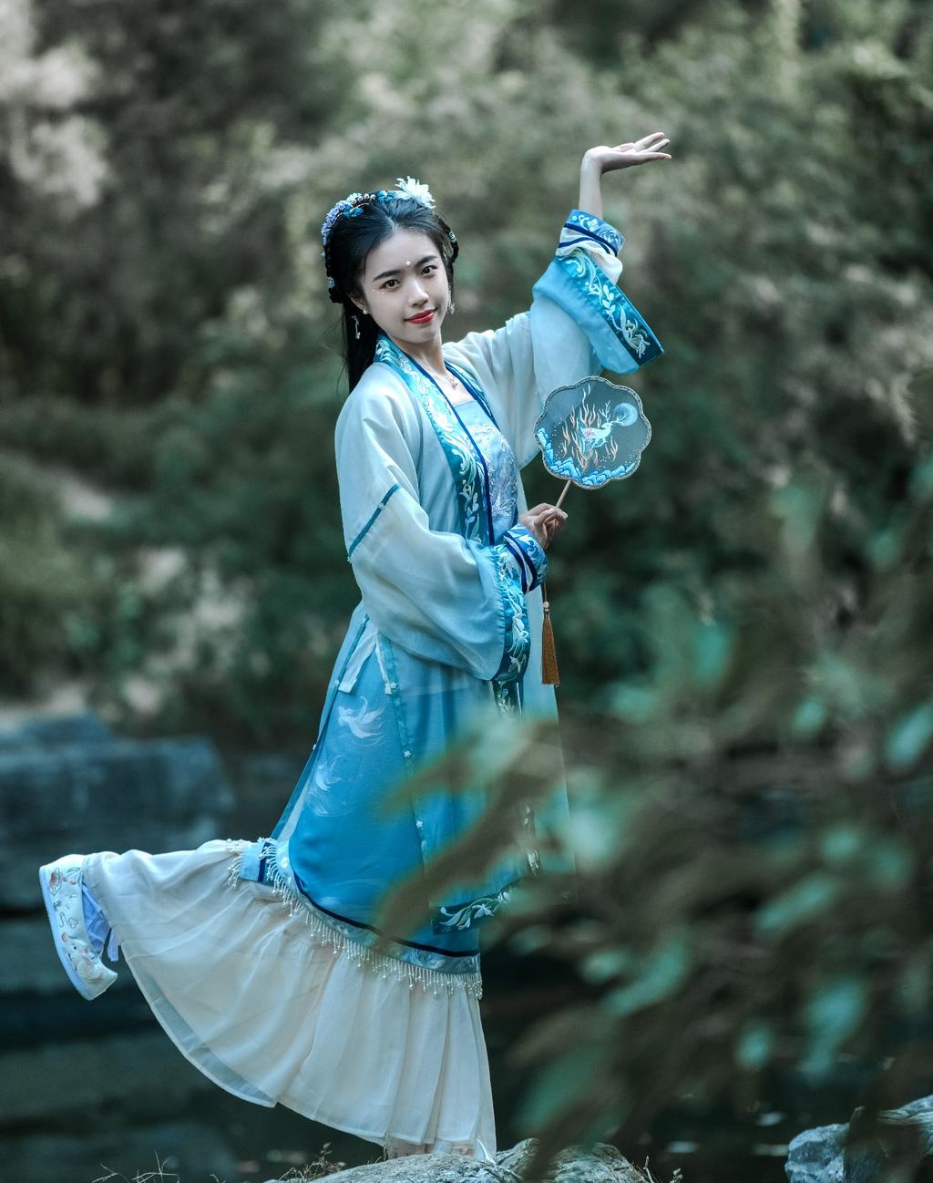 陶然亭公园古代美女子唯美写真