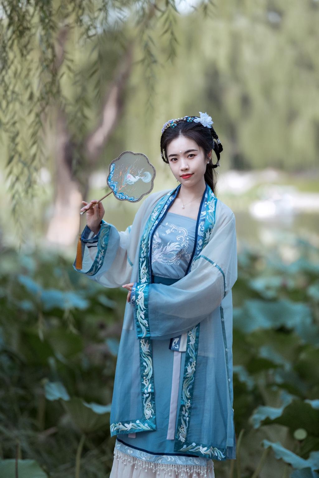 陶然亭公园古代美女子唯美写真