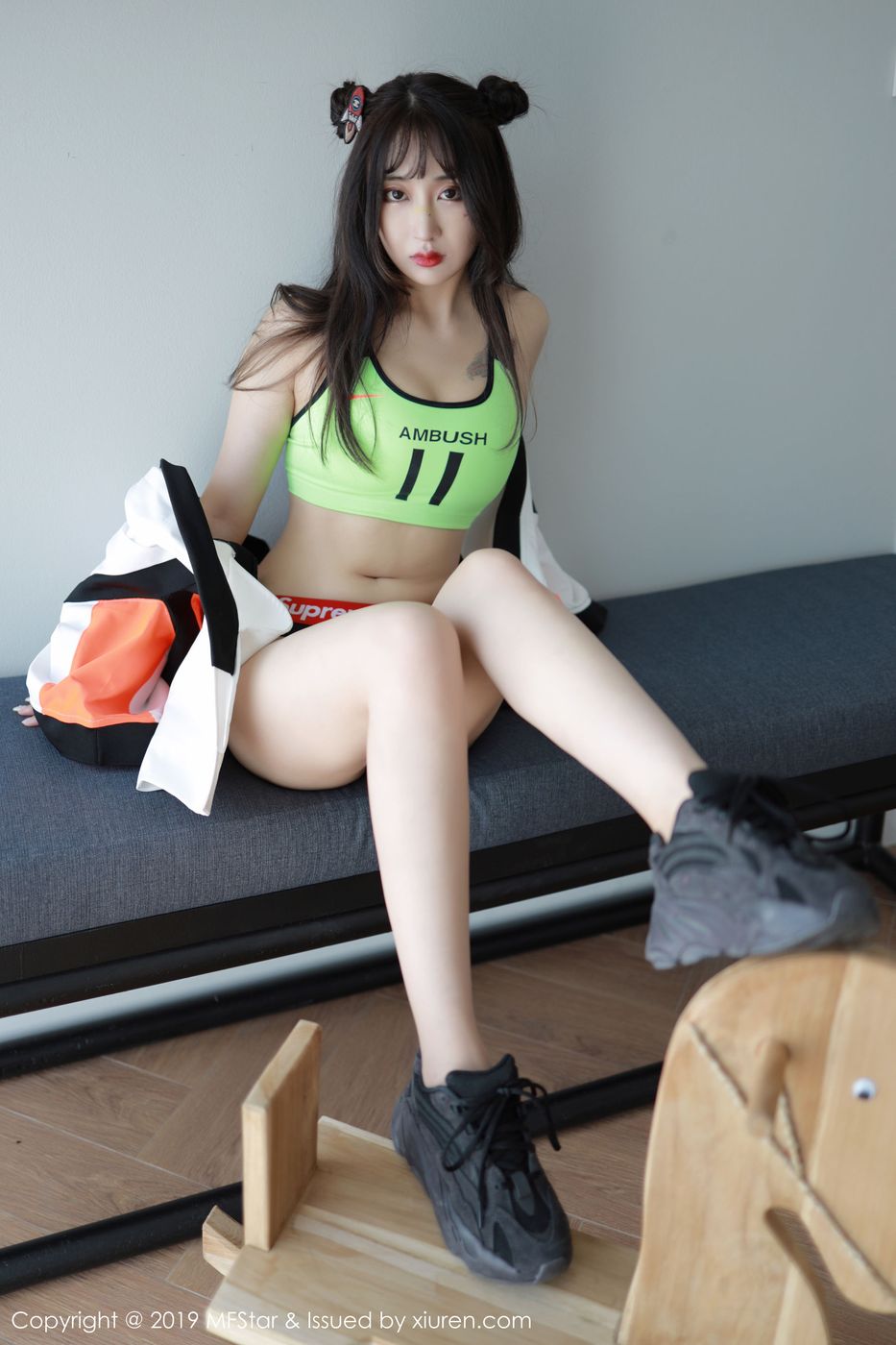 [MFStar模范学院] 美女模特Betty林子欣运动风内衣系列清迈旅拍 Vol.226