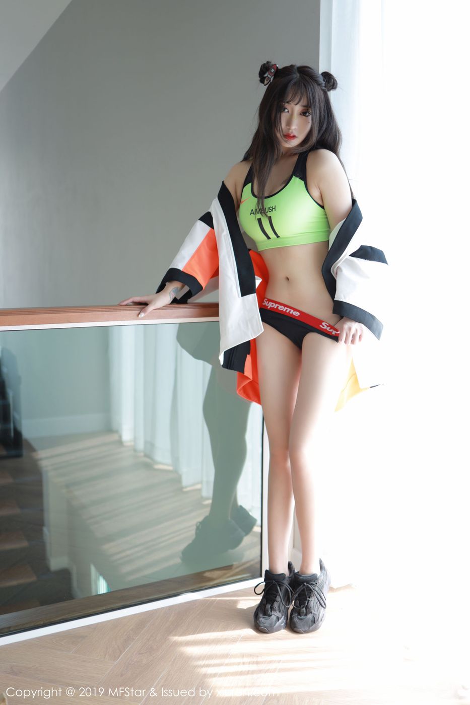 [MFStar模范学院] 美女模特Betty林子欣运动风内衣系列清迈旅拍 Vol.226