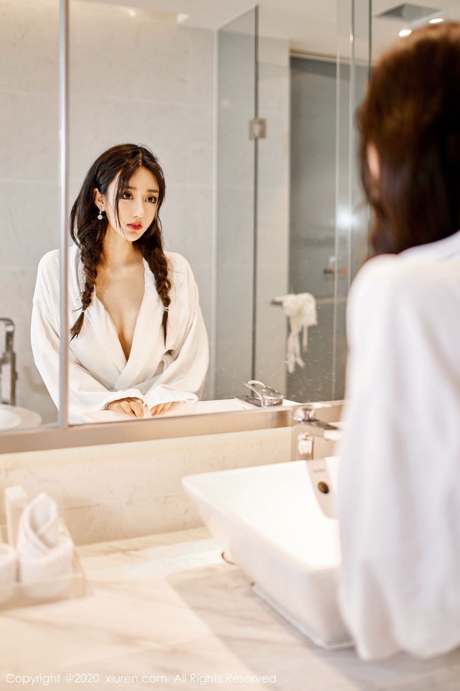 [XIUREN秀人网] 美女模特Betty林子欣浴室湿身诱惑淋漓尽致三亚旅拍 No.2037