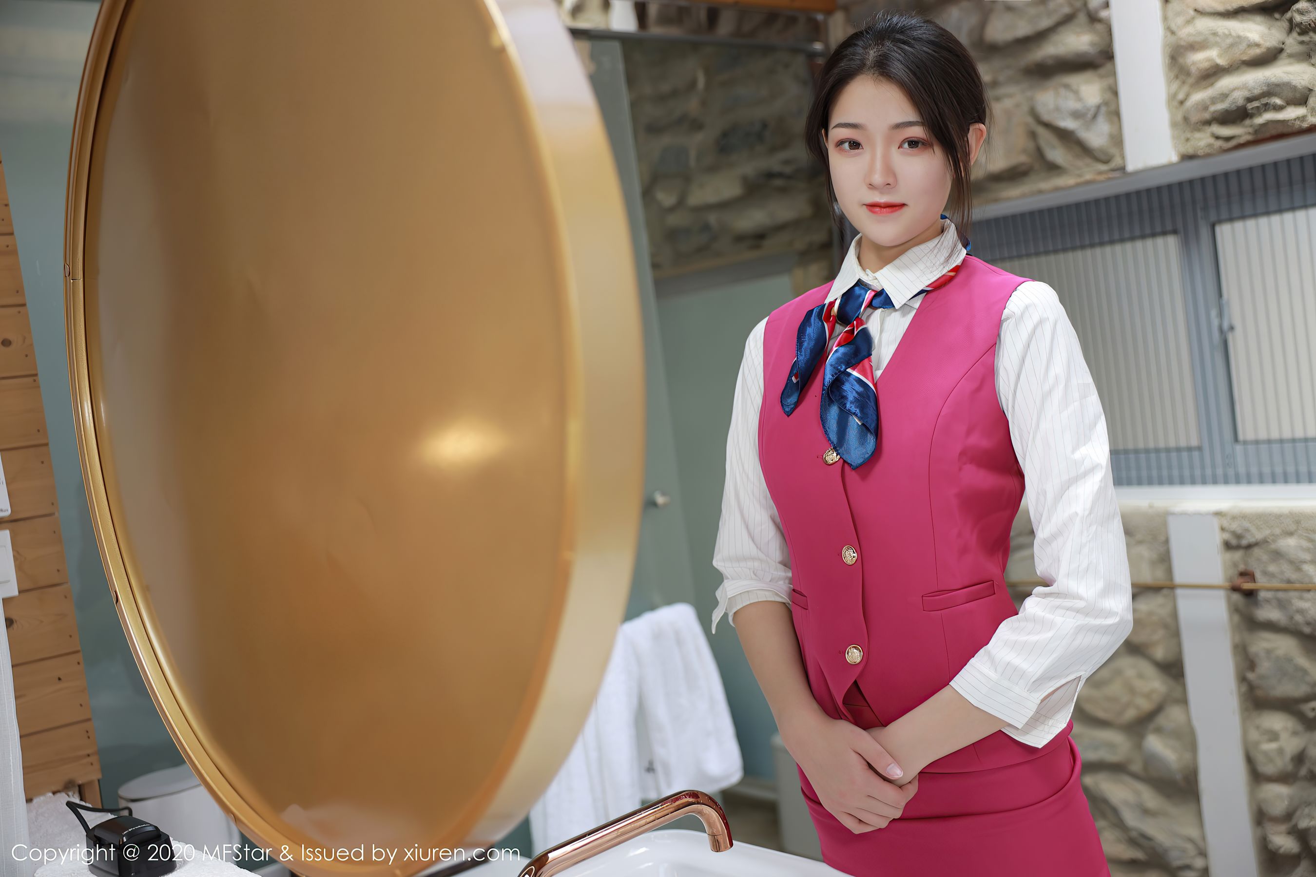 [模范学院MFStar] VOL.356 Laura苏雨彤 - 性感空乘制服系列