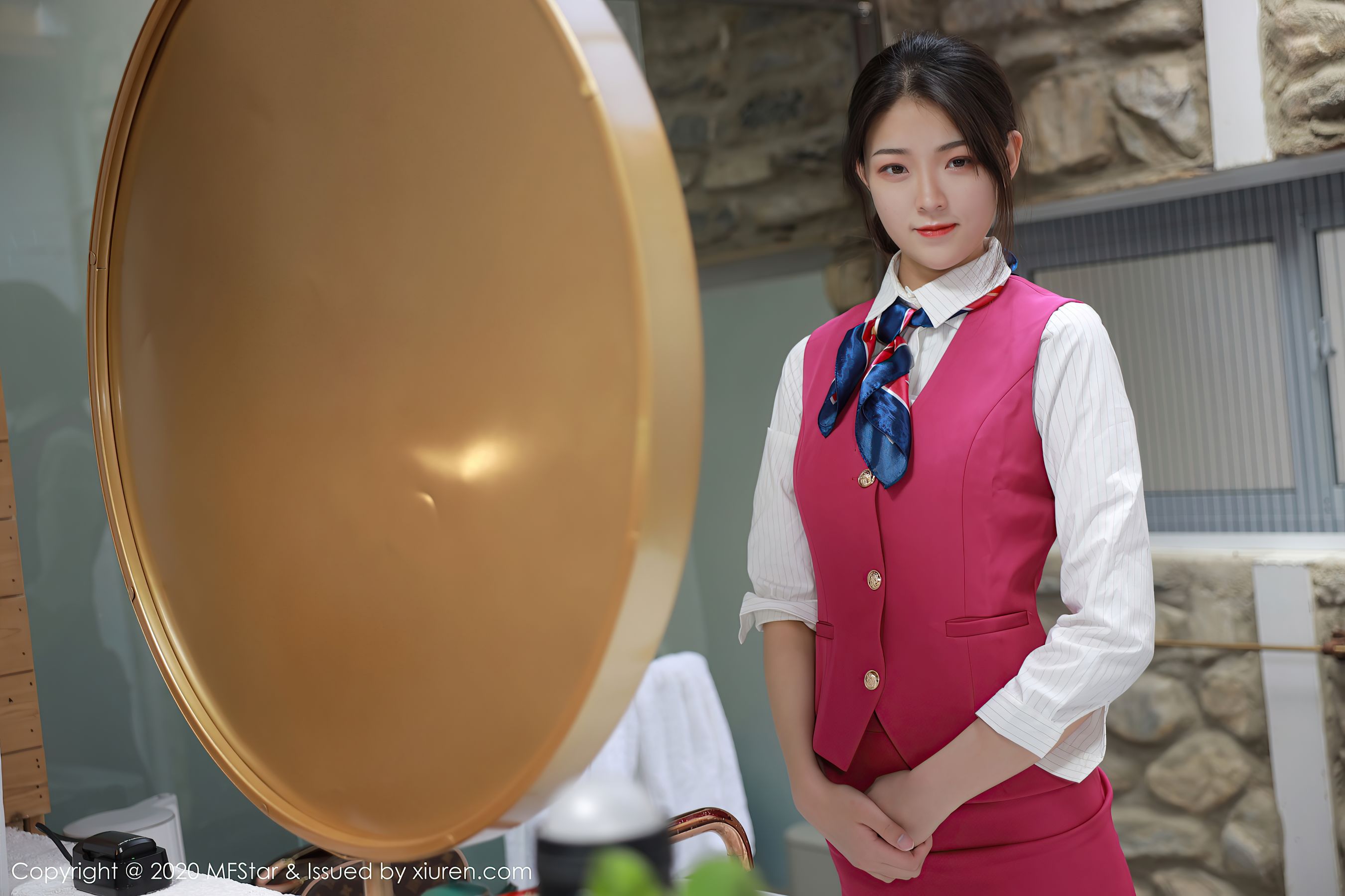 [模范学院MFStar] VOL.356 Laura苏雨彤 - 性感空乘制服系列