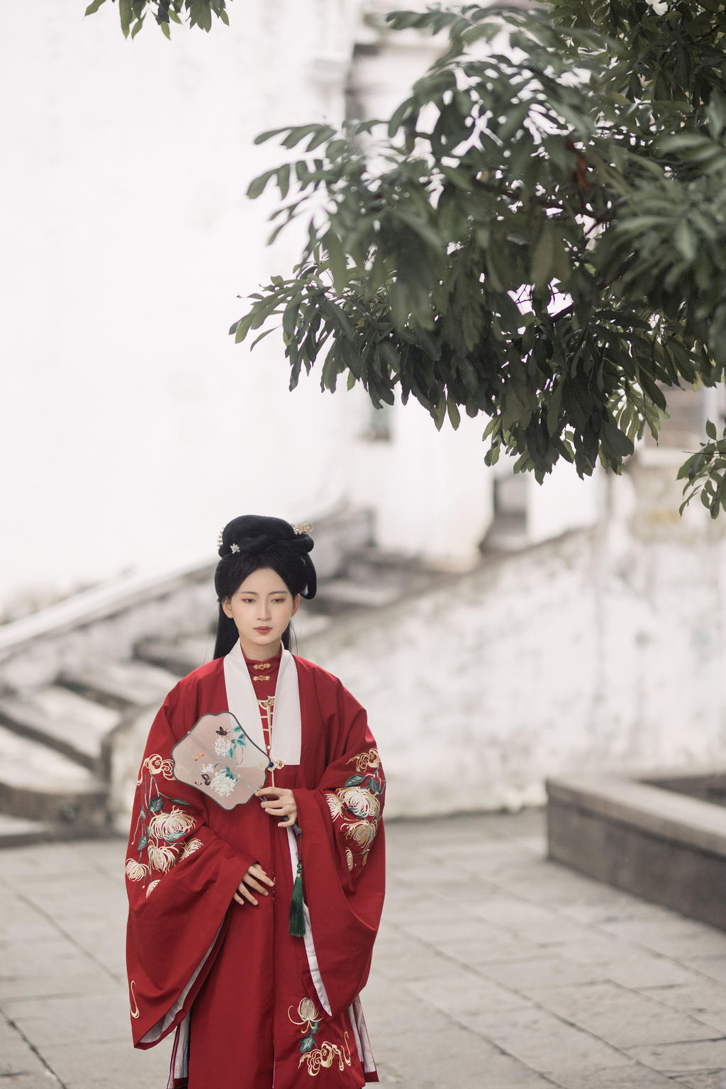 汉服美女红妆素裹婀娜多姿美图