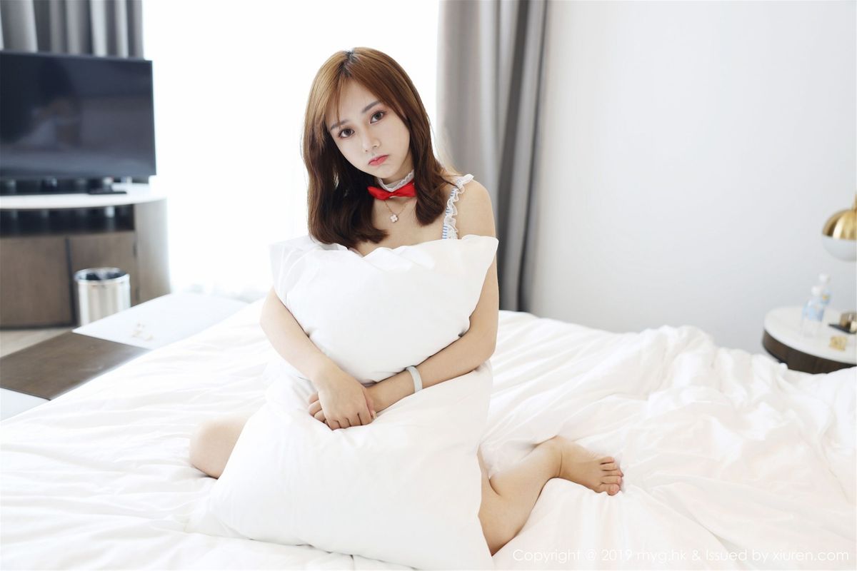 [MyGirl美媛馆] 美女模特羽住real性感比基尼与女仆系列越南旅拍 Vol.356