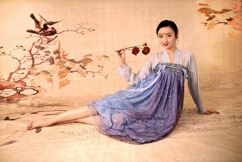 汉服美女清丽秀雅古风摄影写真