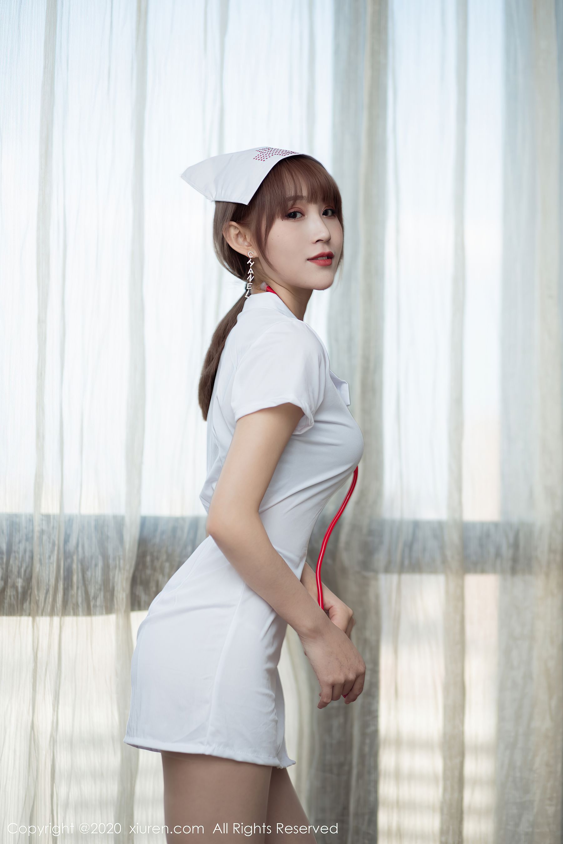 [秀人XIUREN] No.2377 周慕汐fairy - 护士装制服系列