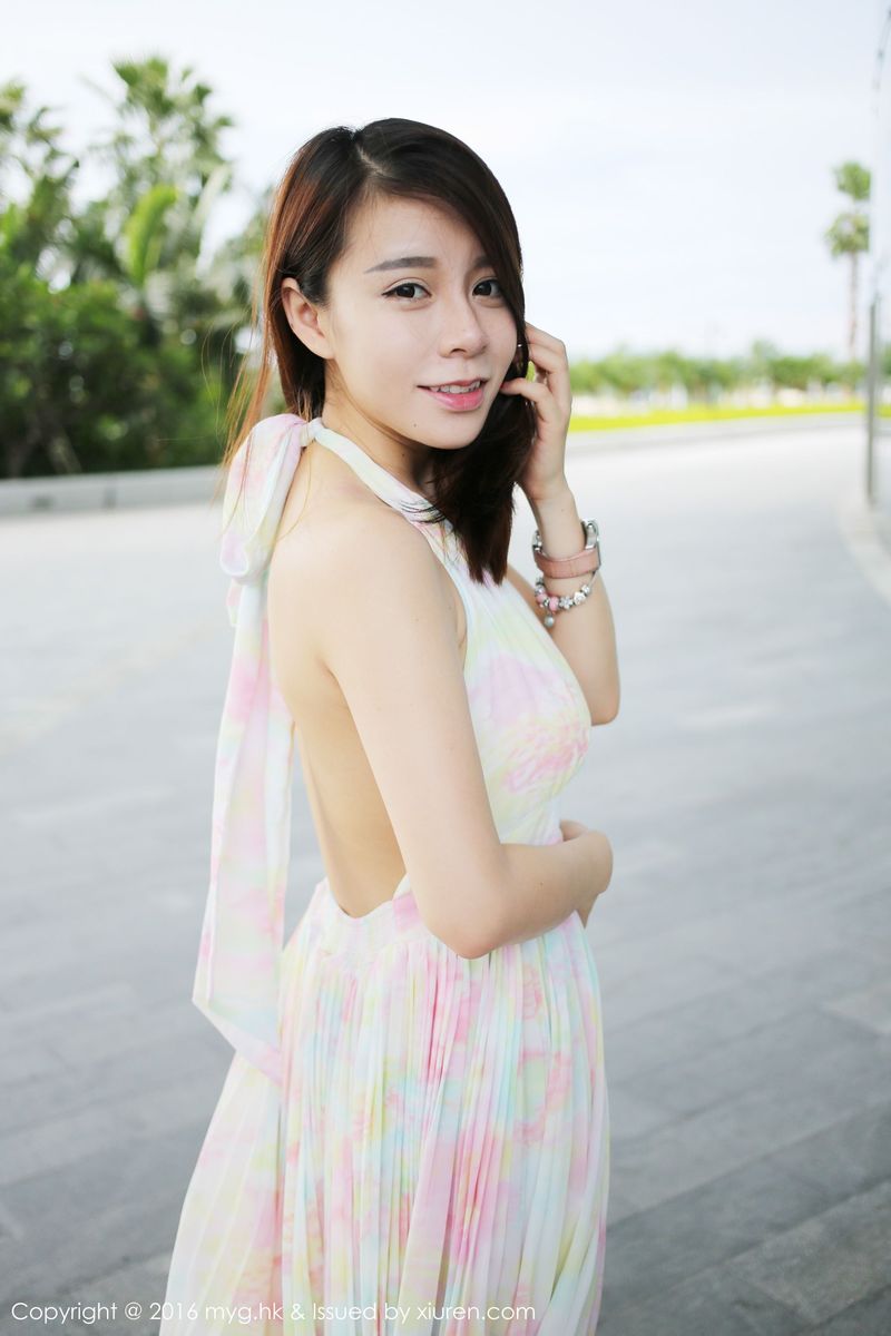 [MyGirl美媛馆] 模特vetiver嘉宝贝儿死库水+泳装+长裙系列写真 Vol.231