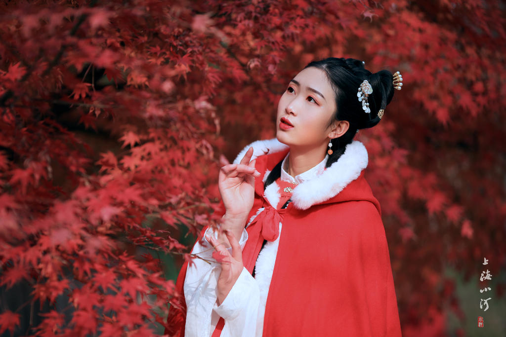 古典美人红妆素裹国色天香写真