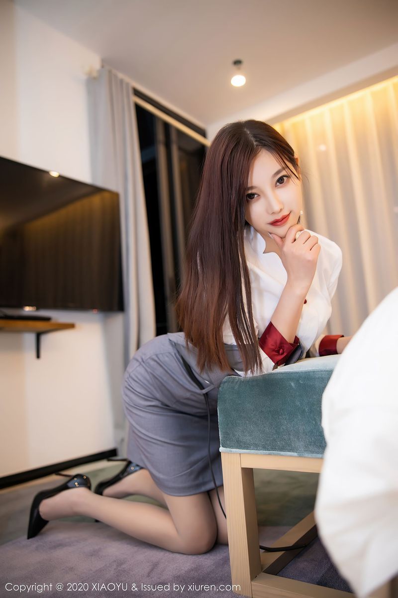 [XIAOYU语画界] 性感女神杨晨晨sugar空乘制服捆绑系列清远旅拍 Vol.388