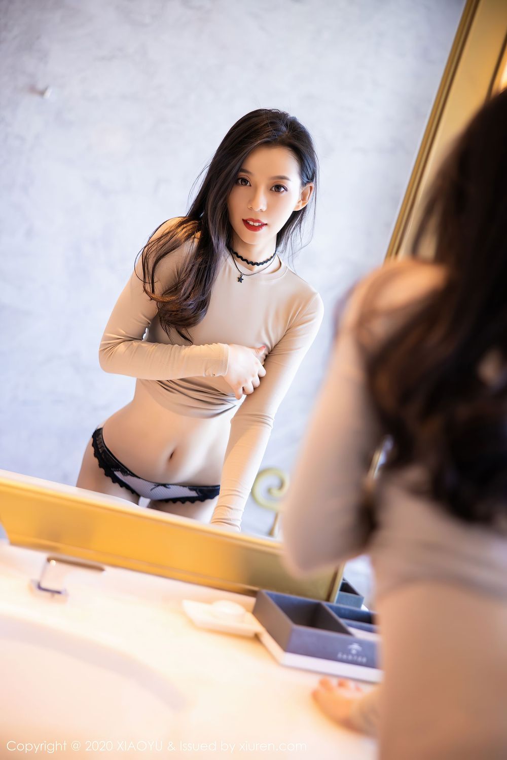 [XIAOYU语画界] 美女模特言沫 - 高挑身材与朦胧丝袜私房写真 Vol.362