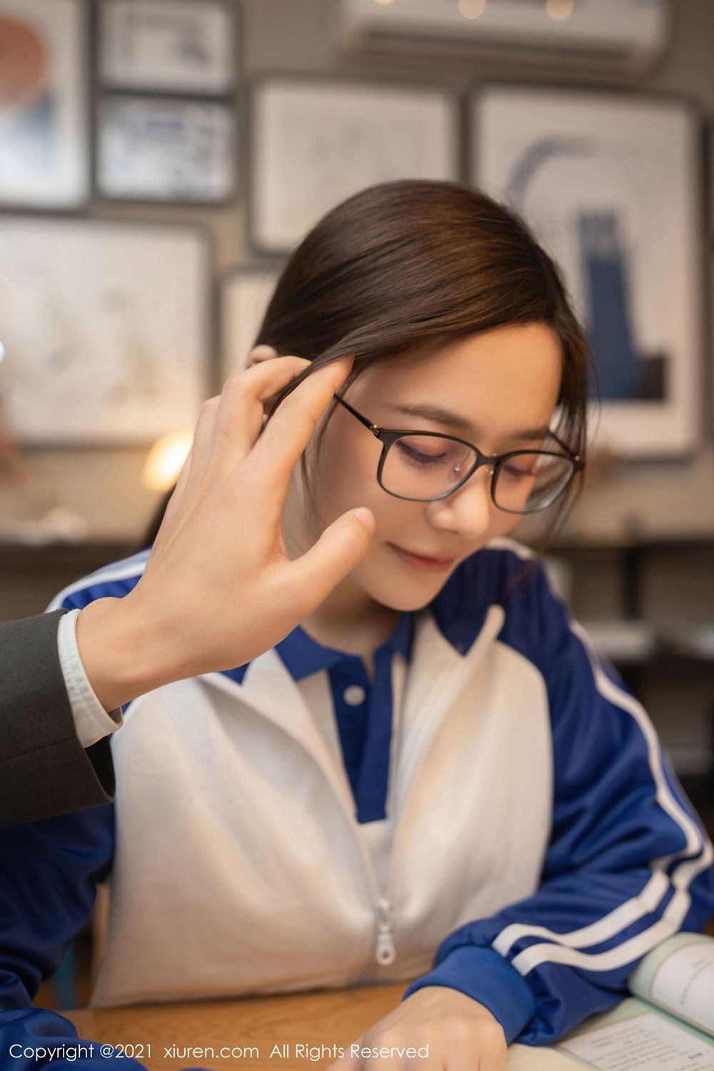 [XiuRen秀人网] 美女模特鱼子酱Fish - 留学生备考主题性感写真 No.2983