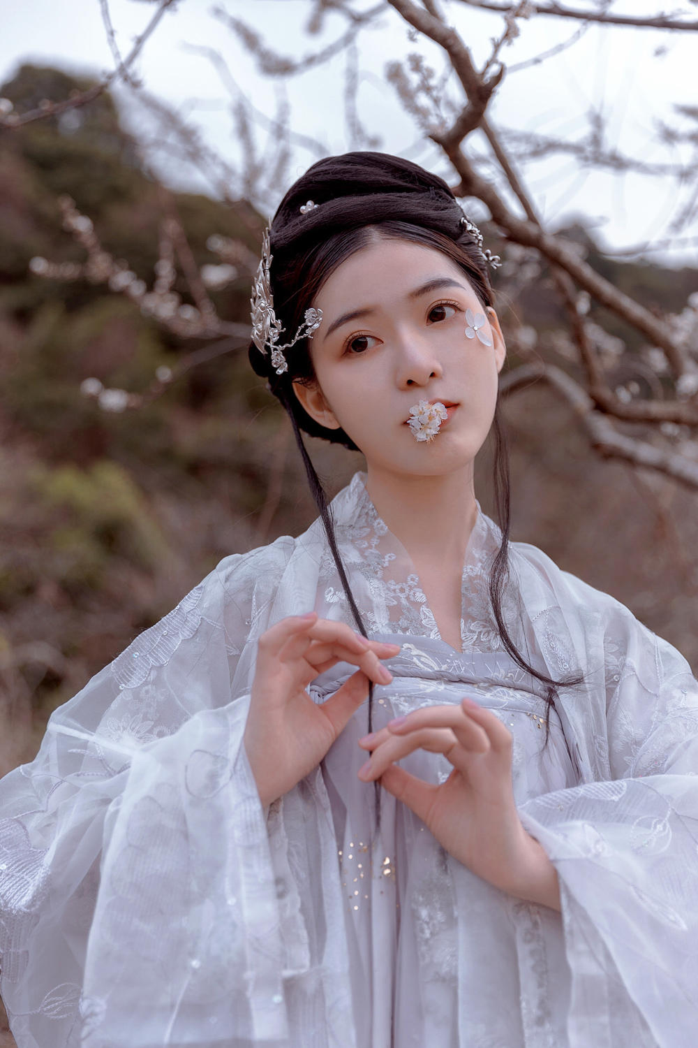 古装美女白衣飘飘仙气十足美图