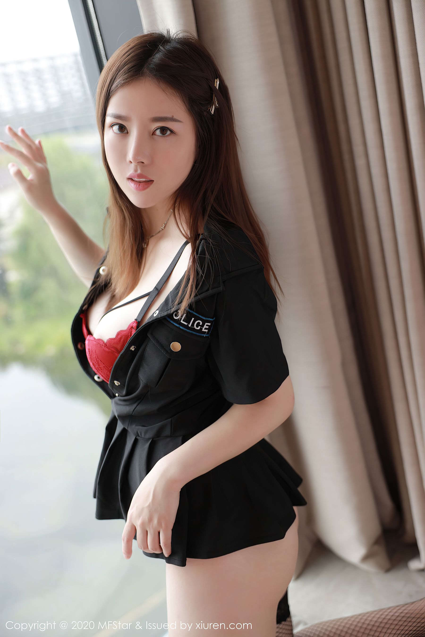 [模范学院MFStar] Vol.394 白茹雪Abby - 性感制服网袜系列