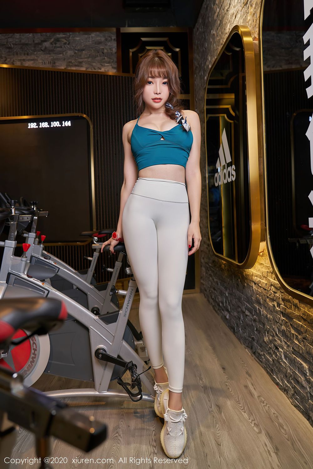 [XiuRen秀人网] 性感女神芝芝Booty - 健身房内衣诱惑系列写真 No.2589