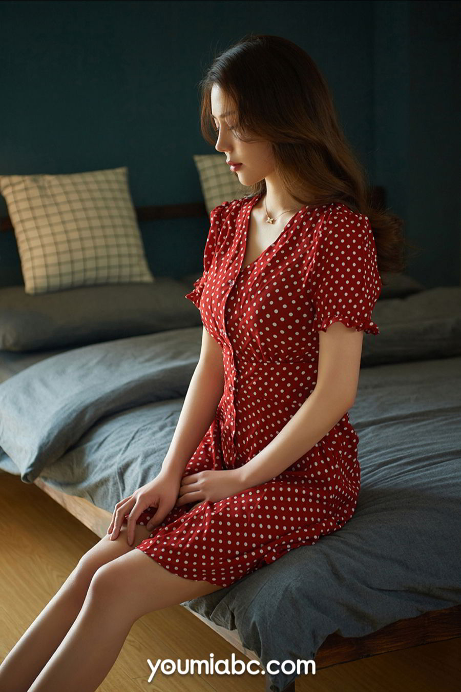 [YouMei尤美] 美女模特如歌fairy - 美腿内衣恬色生香系列写真