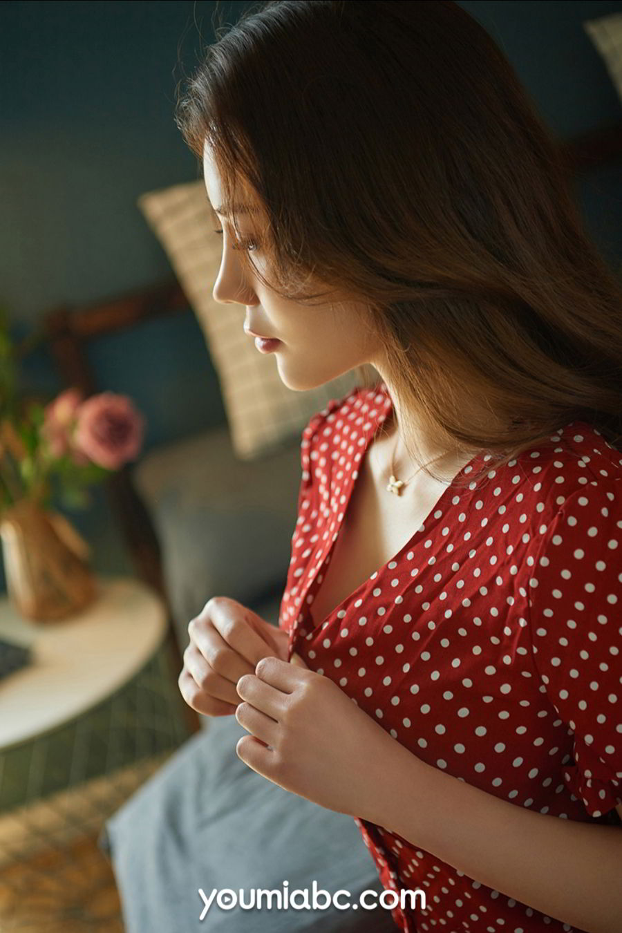 [YouMei尤美] 美女模特如歌fairy - 美腿内衣恬色生香系列写真