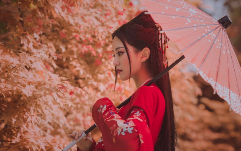 古装美女红妆素裹美艳动人套图